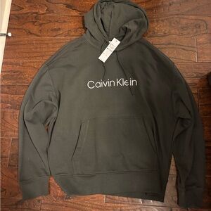 Calvin Klein Gray/Green Hoodie